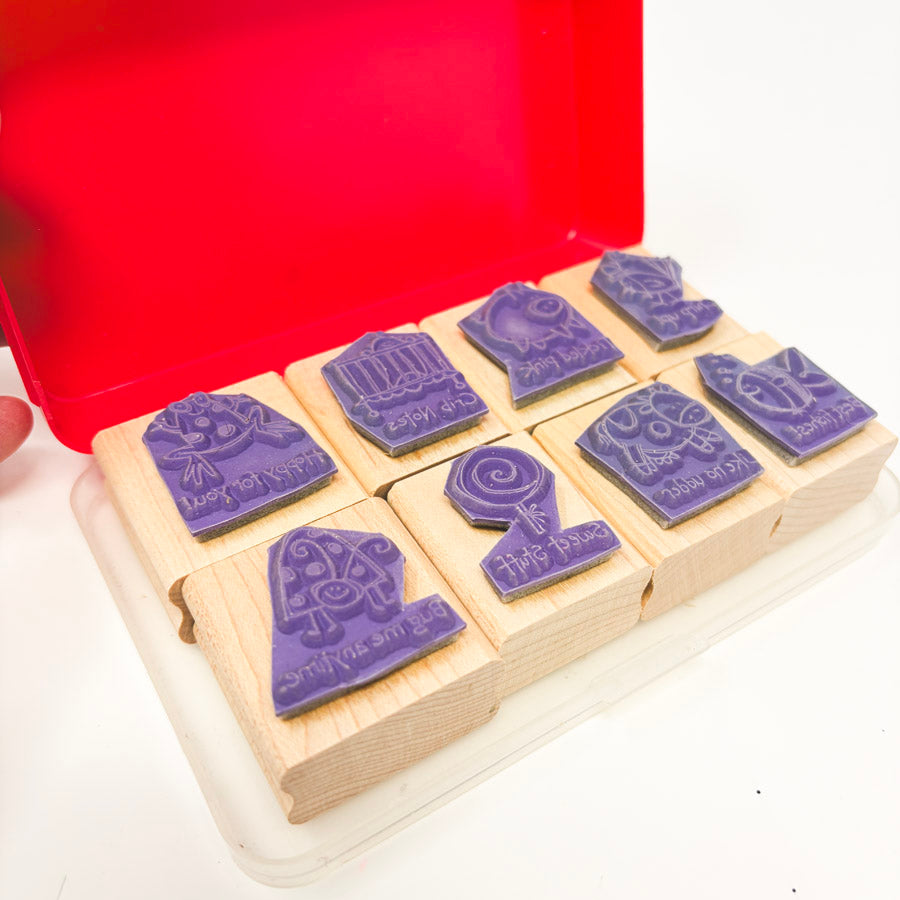 Stampin' Up Very Punny Wood Back Stamp Set