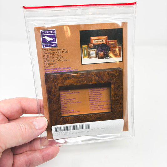 Twisted Threads "Autumn Cornucopia" Cross Stitch Chart & Frame