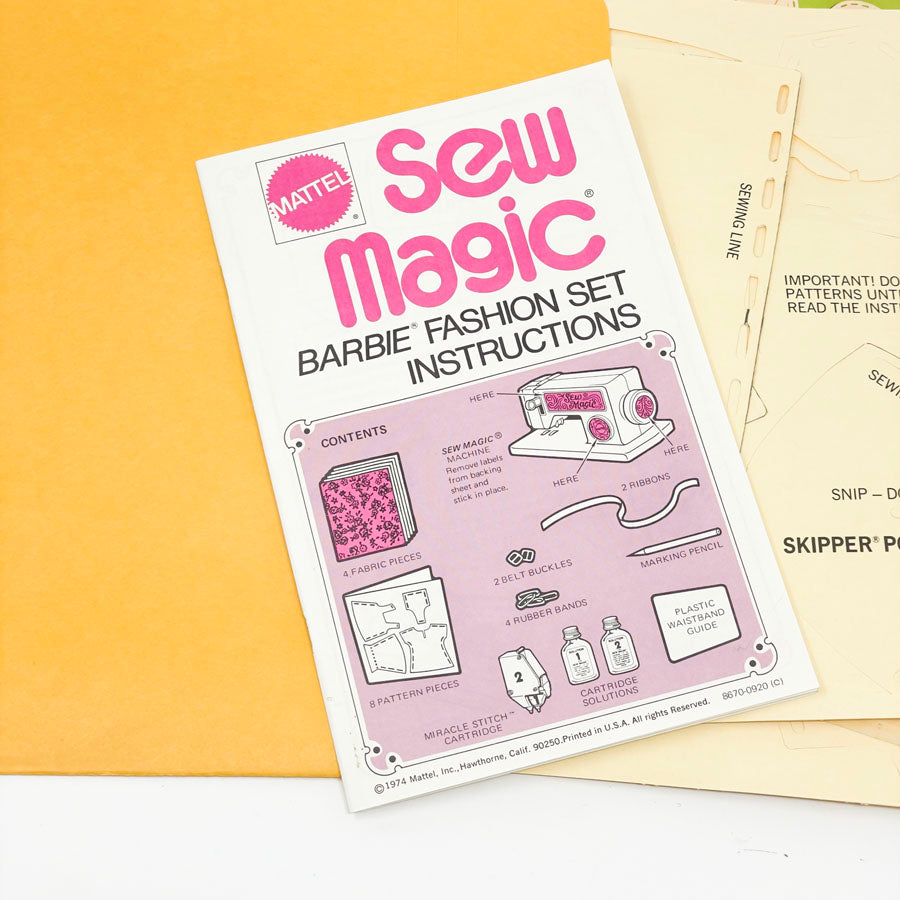 Vintage Sew Magic Patterns (Remnants)