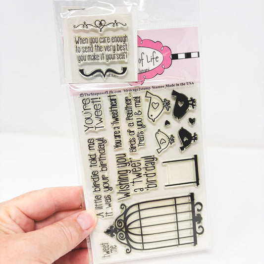 Birdcage 2 Stamps Set by Stamps of Life