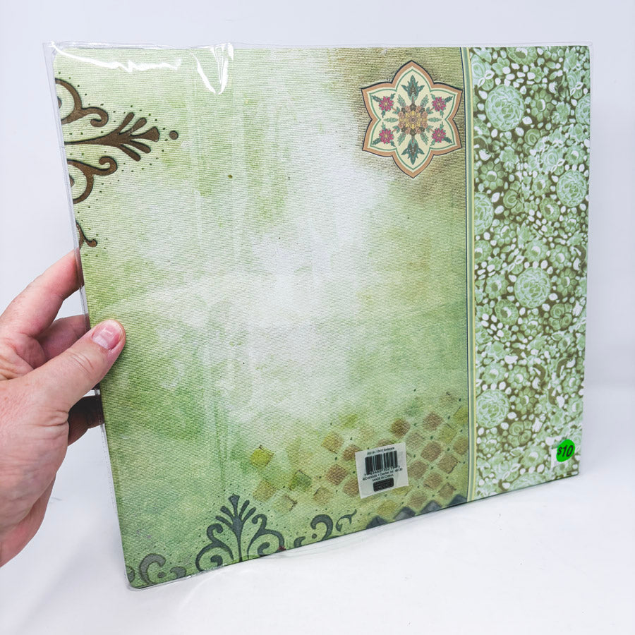 Colorbok 12" x 12" Green Celtic Themed Scrapbook
