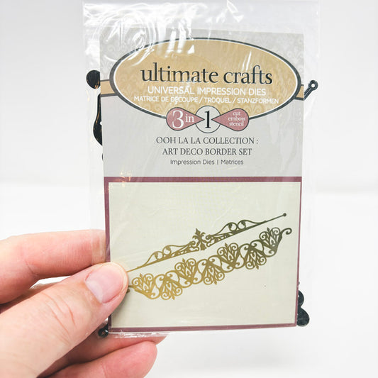 Ultimate Crafts Art Deco Border Die Set