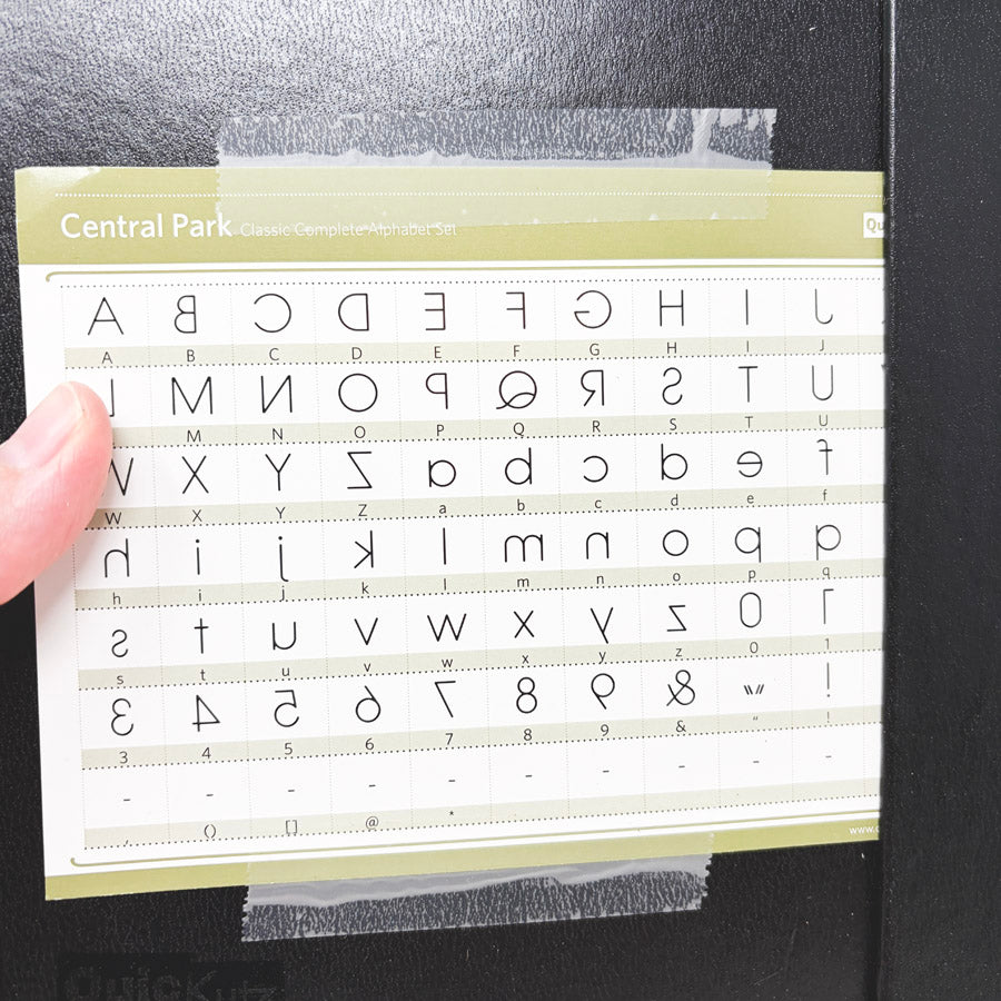 QuicKutz Alphabet Die Cuts