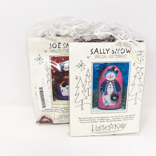 Lizzie*Kate "Snow" Special Edition Cross Stitch Kits