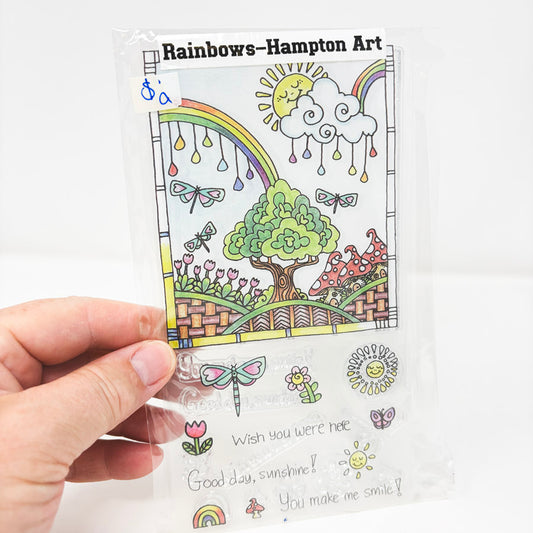 Rainbows – Hampton Art Cling Stamp Set