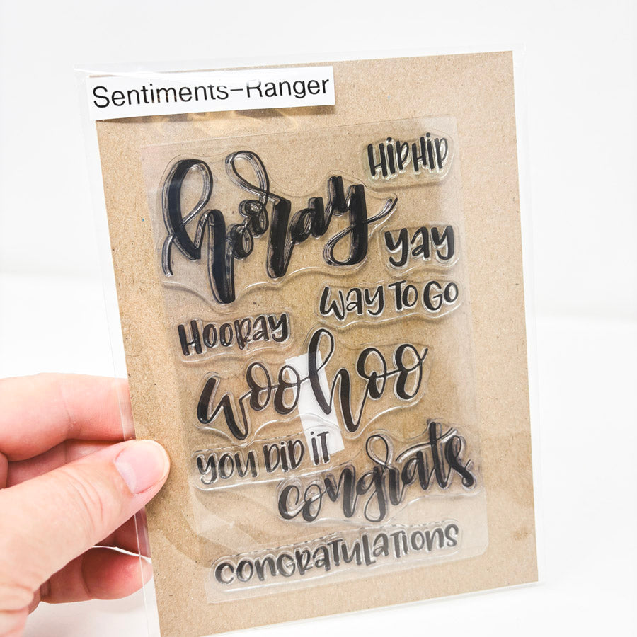 Hooray – Ranger Cling Stamp Set
