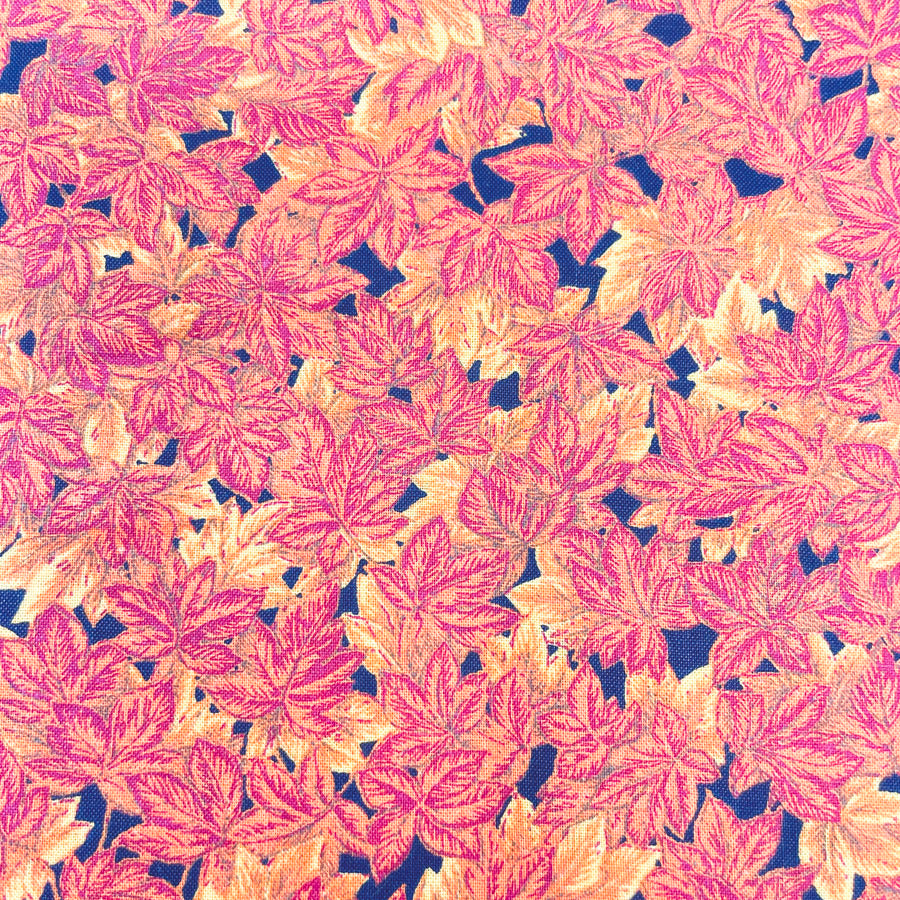 44" x 1.25 Yds Falling Leaves Springs Industries Cotton Fabric