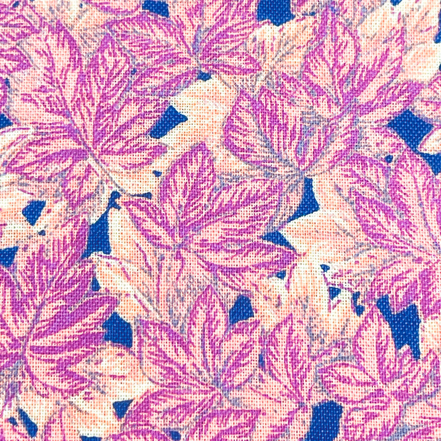 44" x 1.25 Yds Falling Leaves Springs Industries Cotton Fabric