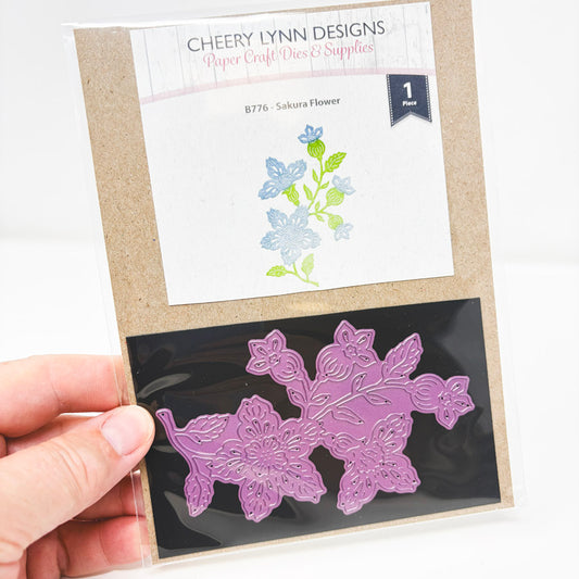 Sakura Flower Die Cut by Cheery Lynn Designs