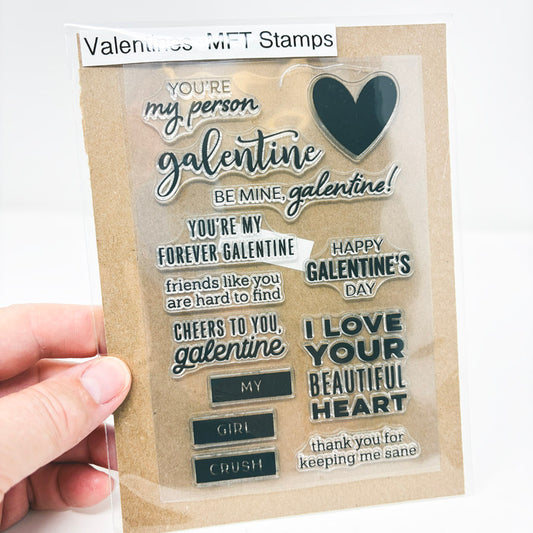 Galentines – My Favorite Things Cling Stamp Set