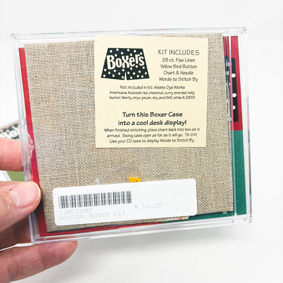 Lizzie*Kate Boxers Cross Stitch Kits