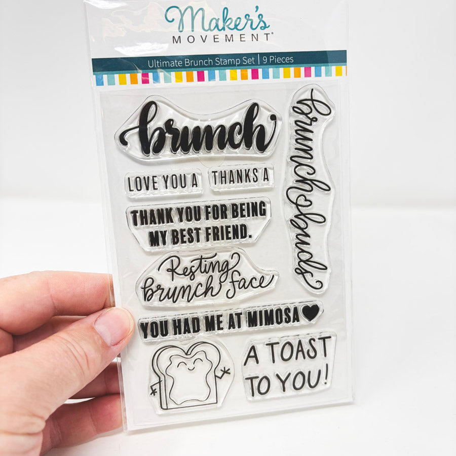Ultimate Brunch – Maker's Movement Cling Stamp Set