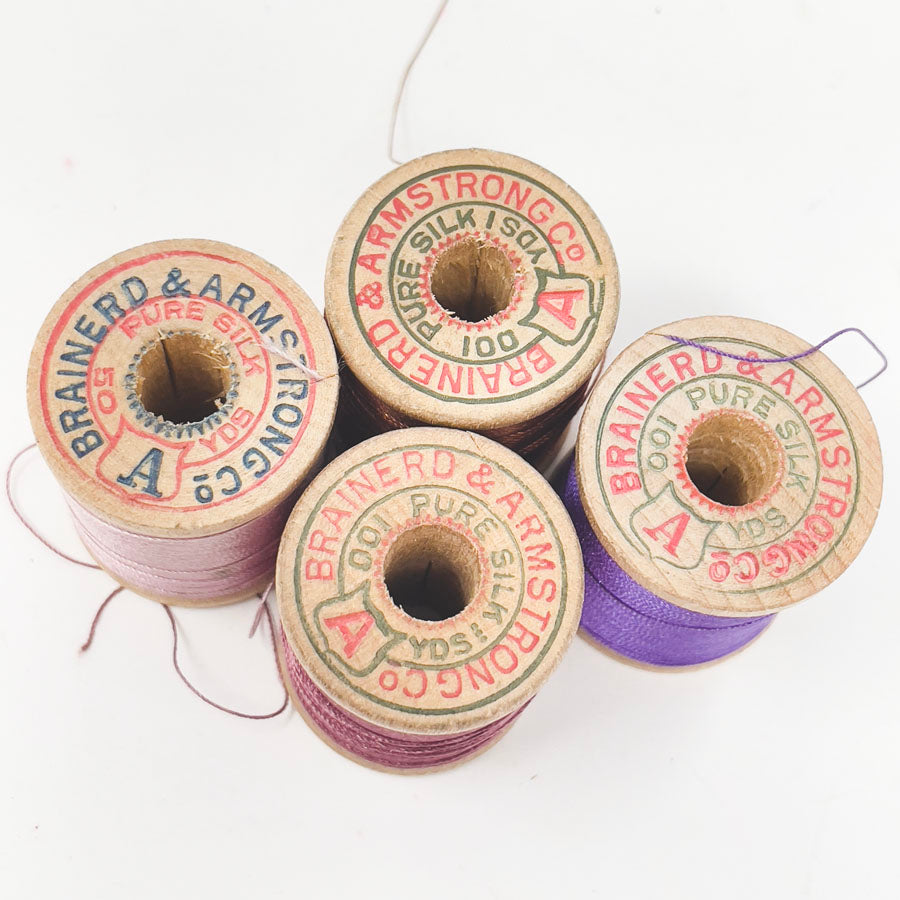 Vintage Silk Thread Bundle (3)