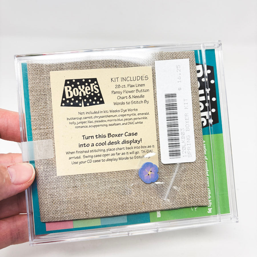 Lizzie*Kate Boxers Cross Stitch Kits