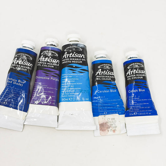 Blue Tones – Winsor & Newton Artisan Water Mixable Oil Paints