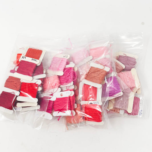 Red & Pink Large Floss Bundles