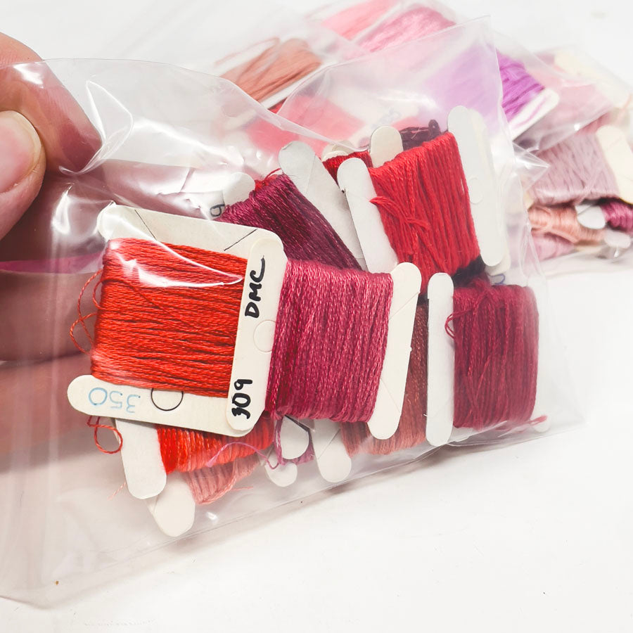 Red & Pink Large Floss Bundles