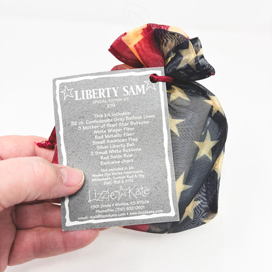 Lizzie*Kate "Liberty Sam" Special Edition Cross Stitch Kit