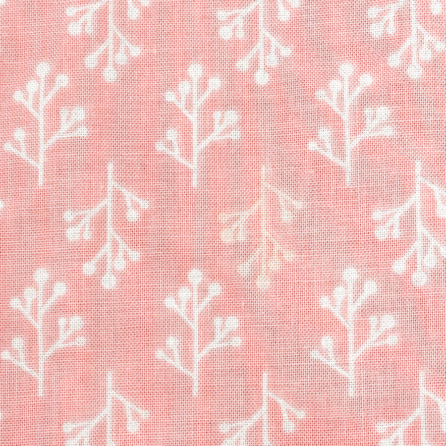 42" x 36" Posy & Vine Pink Cotton Fabric
