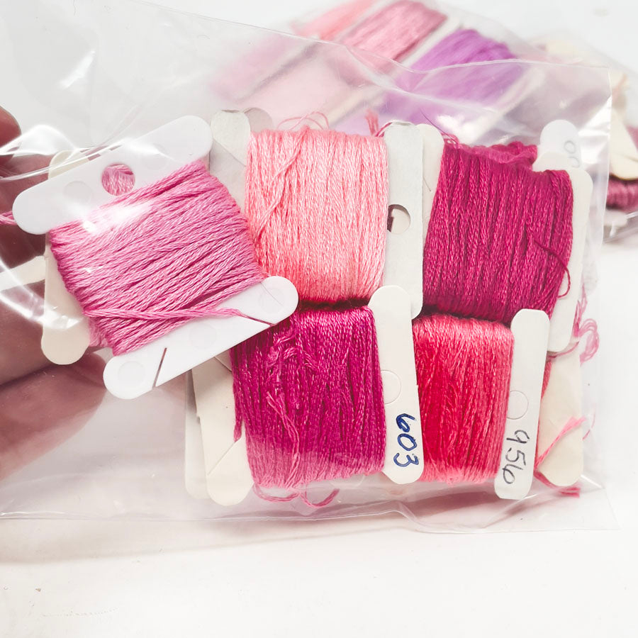 Red & Pink Large Floss Bundles