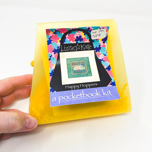Lizzie*Kate "Happy Hoppers" Pocketbook Cross Stitch Kit