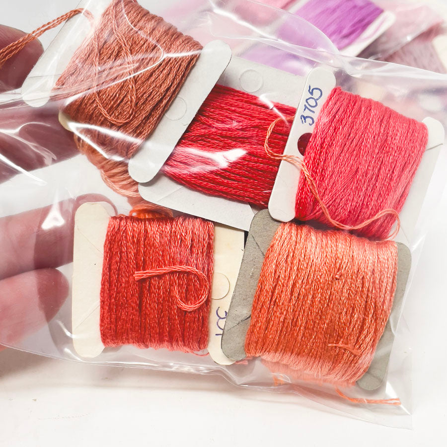Red & Pink Large Floss Bundles