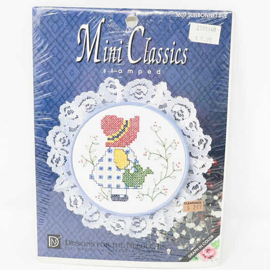 Vintage Mini Classics Stamped Cross Stitch Kit