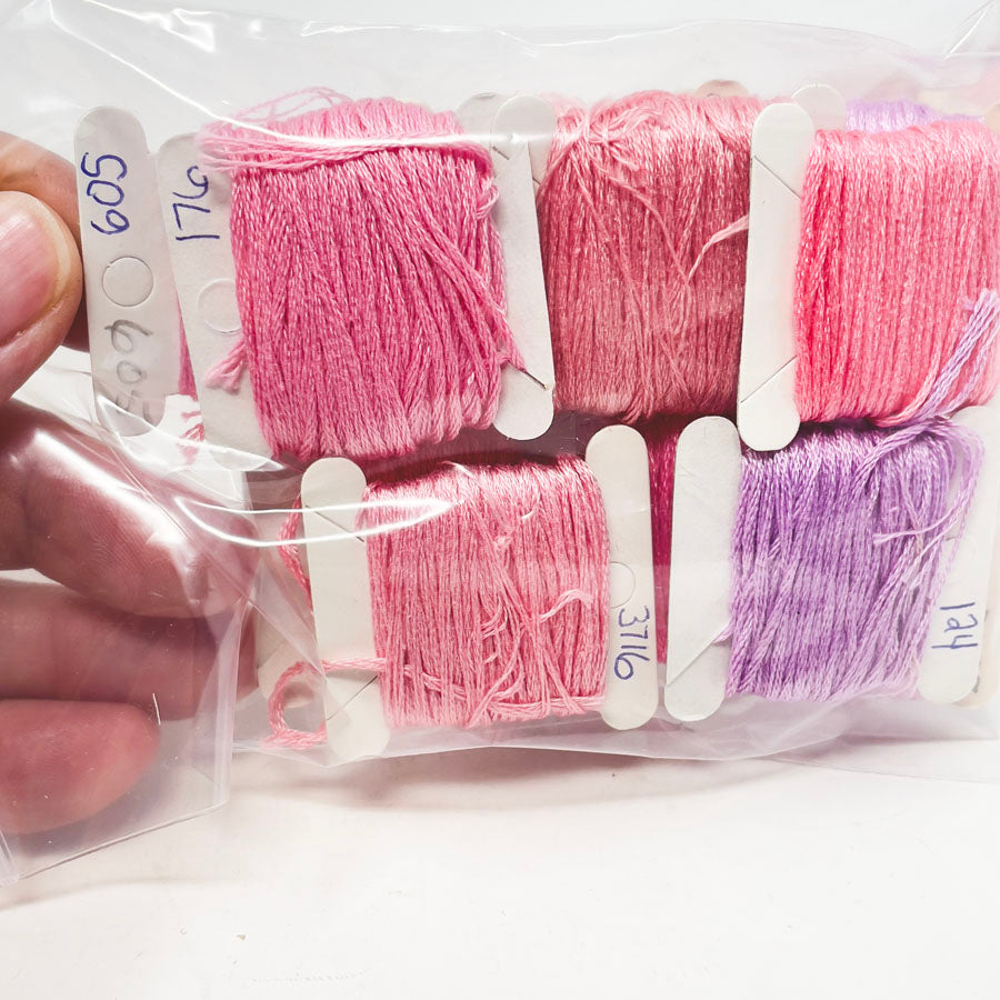Red & Pink Large Floss Bundles