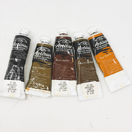 Brown Tones – Winsor & Newton Artisan Water Mixable Oil Paints