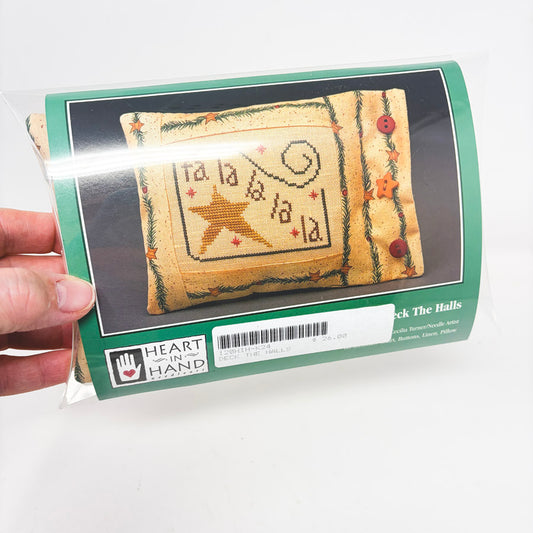 Heart in Hand "Deck the Halls" Cross Stitch Kit