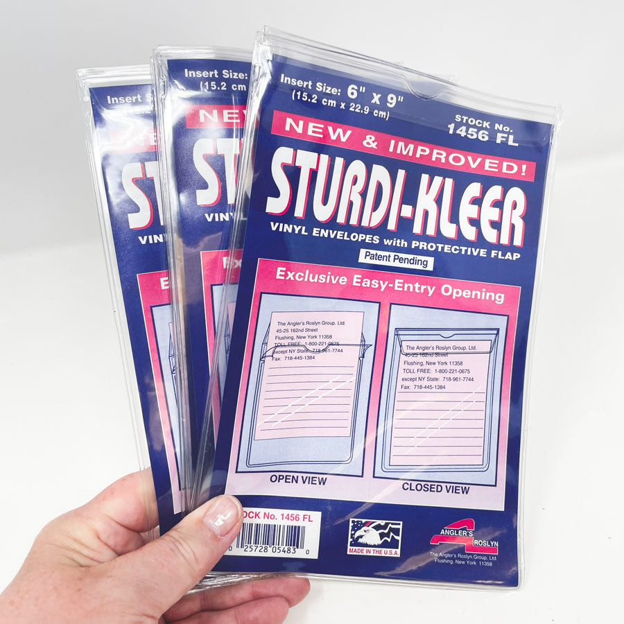 6" x 9" Sturdi-Kleer Vinyl Envelopes (7)