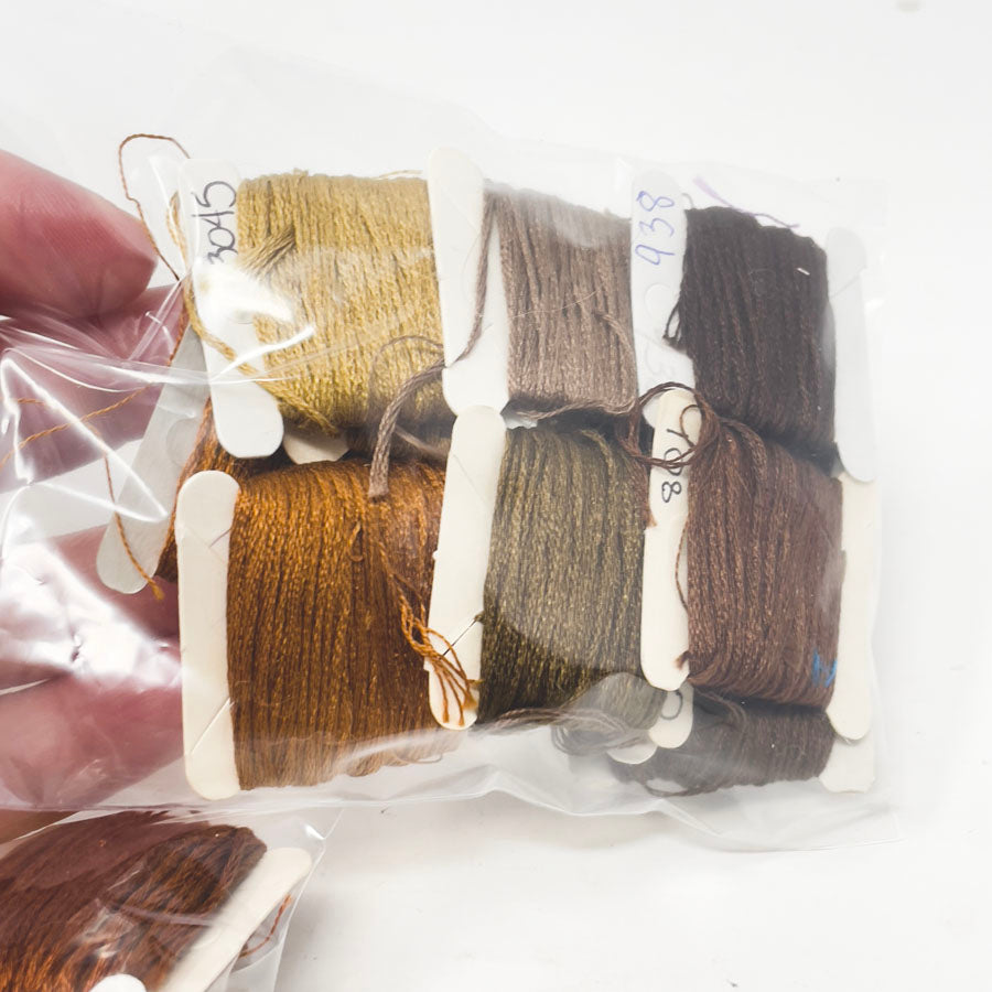 Neutral & Browns Large Floss Bundles