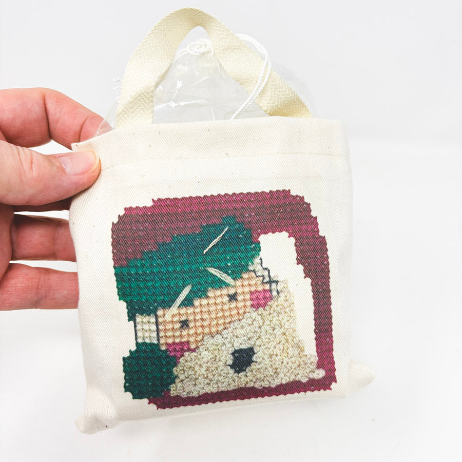 Heart in Hand "Saint Nick" Cross Stitch Pillow Kit
