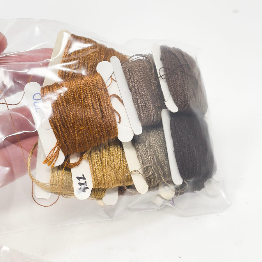 Neutral & Browns Large Floss Bundles