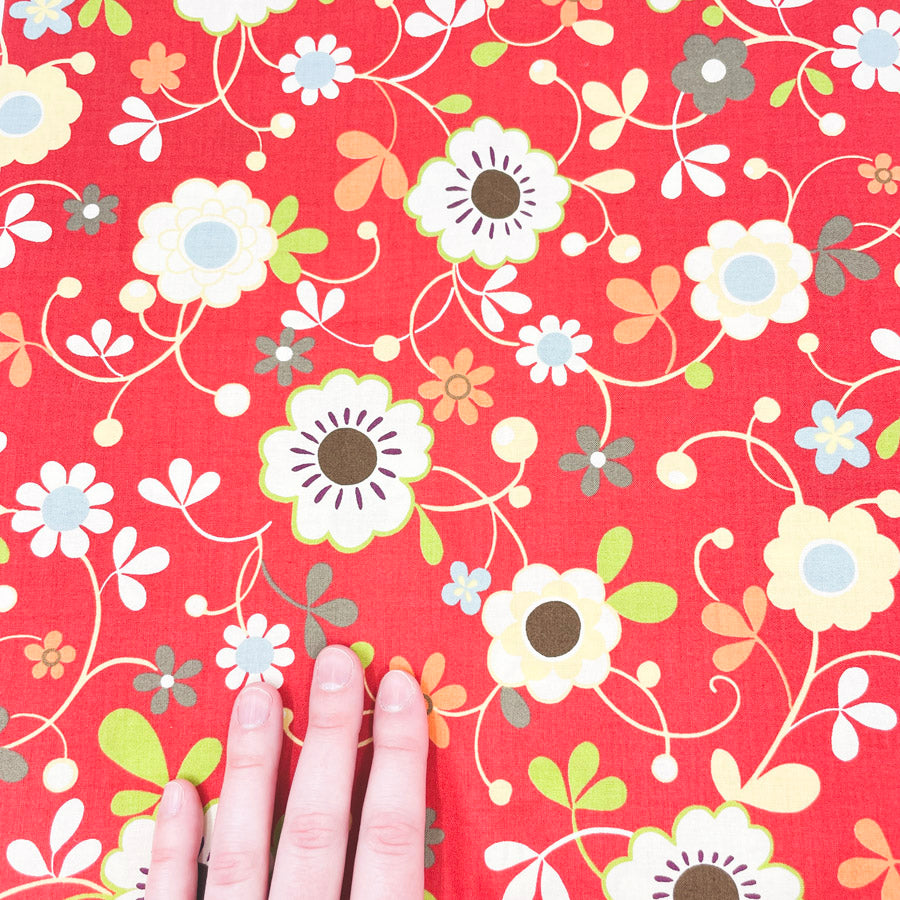 42" x 3 Yds Freebird by Moda Floral Cotton Fabric