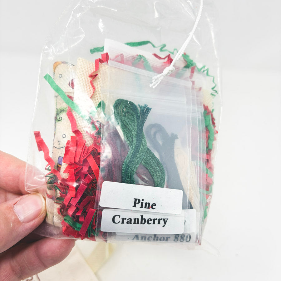 Heart in Hand "Saint Nick" Cross Stitch Pillow Kit