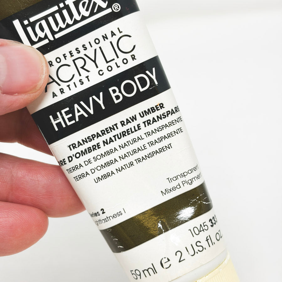 Liquitex Heavy Body Acrylic Paint - Raw Umber