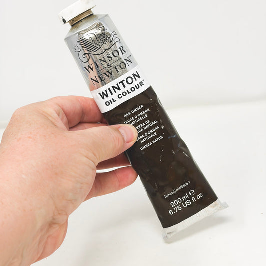 Winsor & Newton Winton Oil Colour Paint - Raw Umber 200 ml
