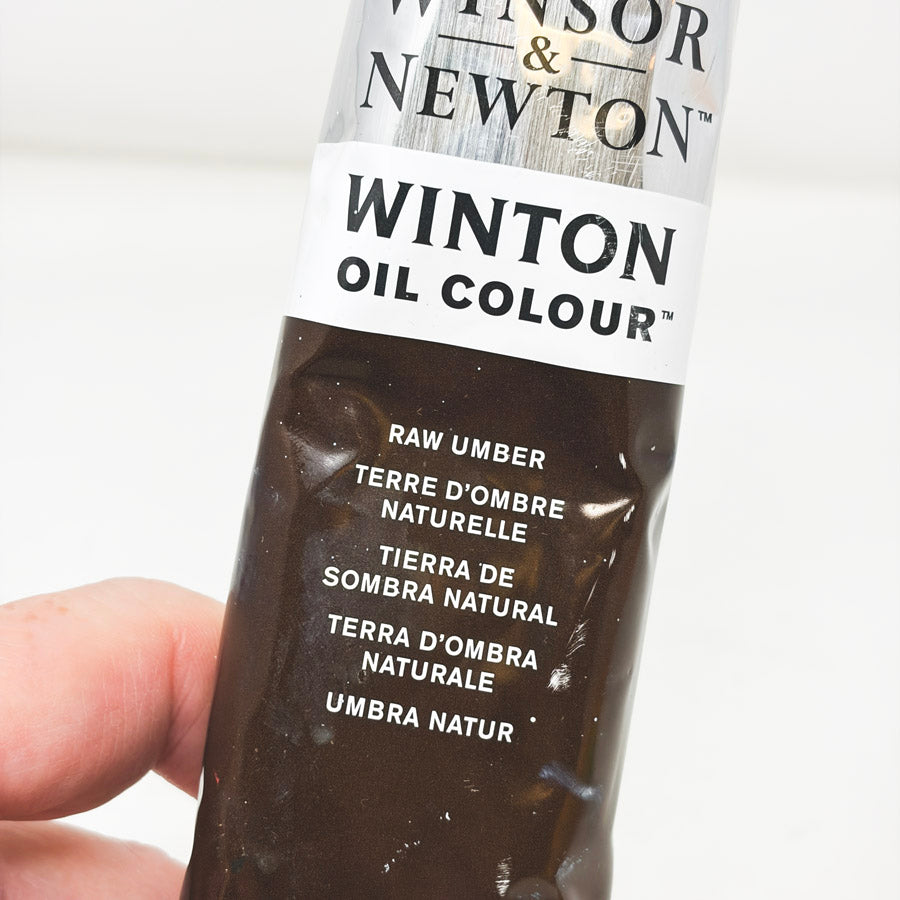 Winsor & Newton Winton Oil Colour Paint - Raw Umber 200 ml