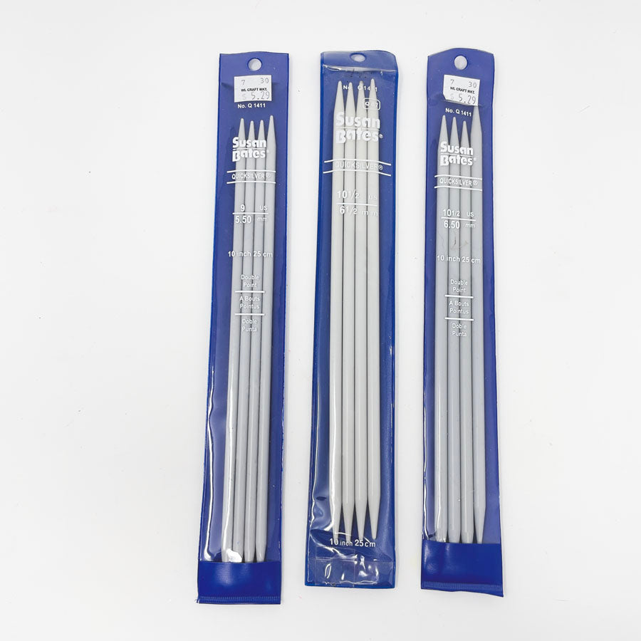 Susan Bates Quicksilver Double Point Knitting Needles