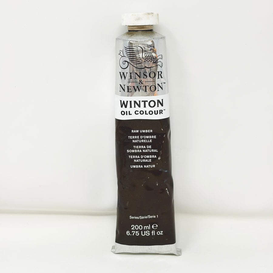 Winsor & Newton Winton Oil Colour Paint - Raw Umber 200 ml