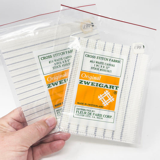 Zweigart Waste Canvas Cross Stitch Fabric