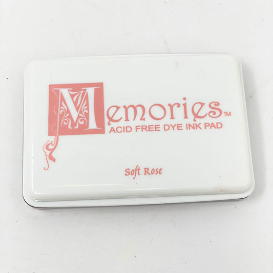 Memories Acid Free Dye Ink Pad - Soft Rose