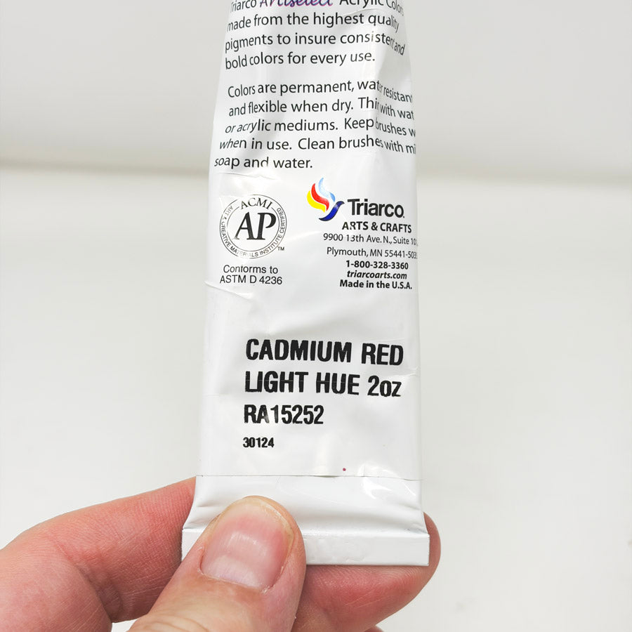 Triarco Artiselect Acrylic Color - Cadmium Red Light