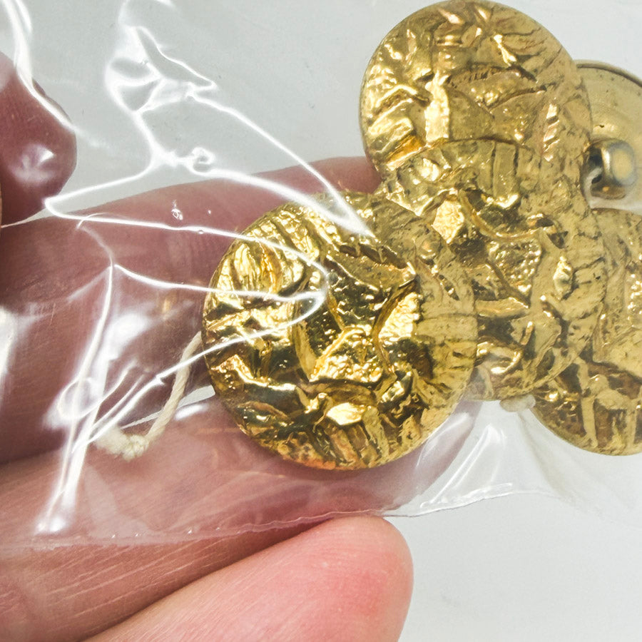Textured Gold Shank Buttons
