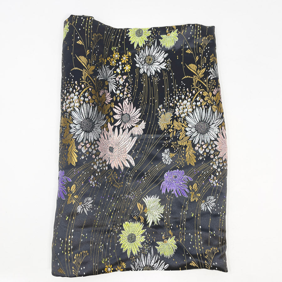 43" x 33" Floral Brocade Fabric Remnant