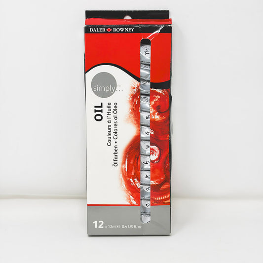 Daler Rowney Simply Oil Paint Set (12)