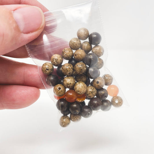 Assorted Round Earthy Beads