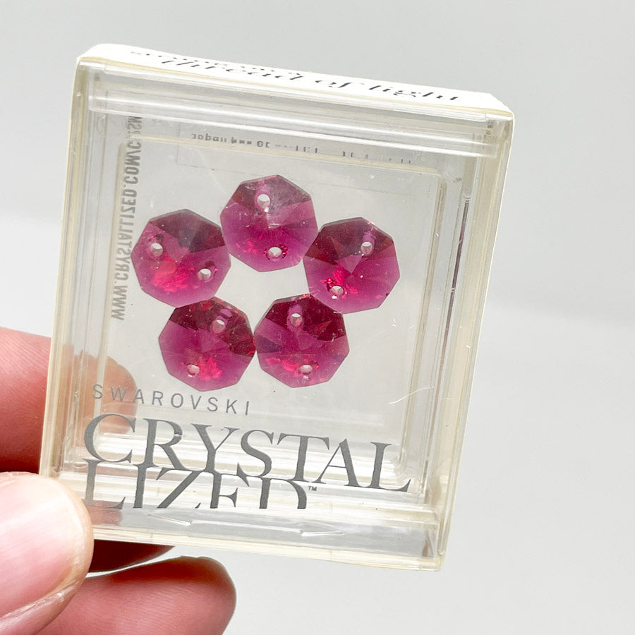 Swarovski Crystal Pendants - 12 mm - Ruby
