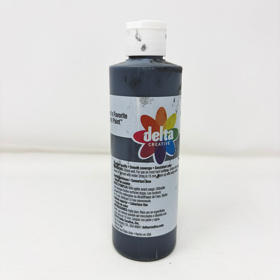 Delta Creative Ceramcoat Acrylic Paint – Black (8oz)